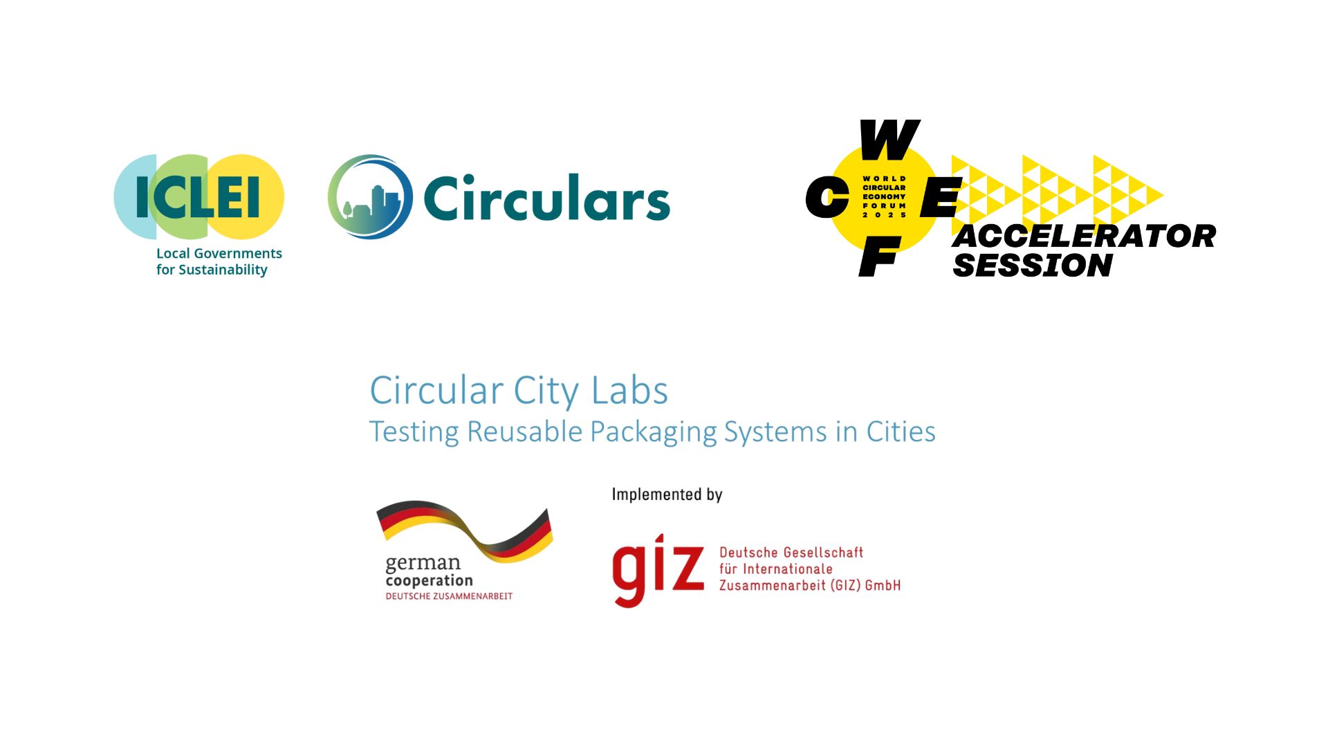 Tackling single-use packaging in cities: WCEF2025 Accelerator session ...